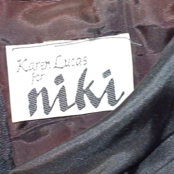 Karen Lucas for Niki woman's black dress. - Picture 2 of 3